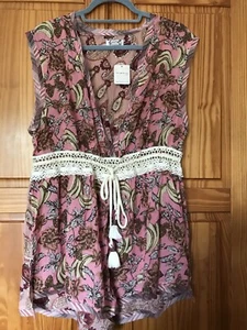 Free People Intimately Beach Playsuit, M, Brand New - Picture 1 of 8