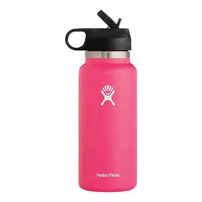 Botella de agua Hydro Flask de 32 oz con tapa flexible de boca ancha de acero inoxidable y aislada Foto 1 de 4