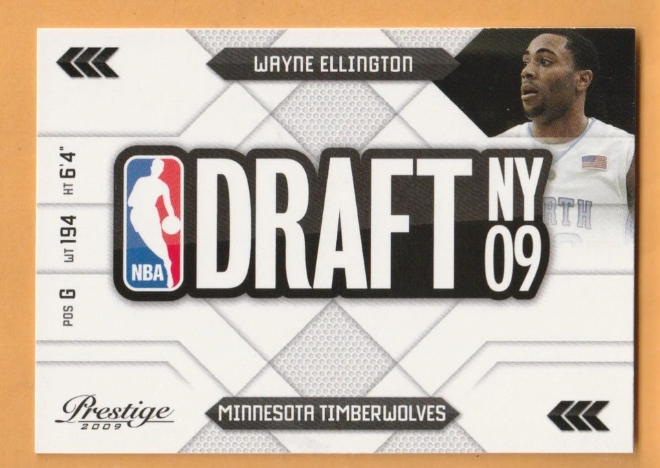 Wayne Ellington North Carolina Tar Heels 2009-10 Prestige NBA Draft Class #27 - Image 1 of 2