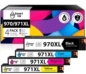 Smart Ink Compatible Ink Set, Cartridge Replacement for HP 970 XL & 971XL - Picture 1 of 10