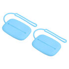 Silikone Ablagetasche 2 Pack Mini Schlüssel Veranstalter Tasche Himmel Blau