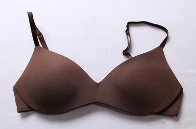 Skims Women's Wireless Form Push-Up Plunge Bra DM3 Cocoa Size 36A NWT - Image 1 of 4