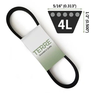 Terre Produkte. Gummi Keilriemen, 28 Zoll Länge, 4L Breite - Bild 1 von 6