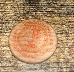 Deutschesfest Flea Market Wooden Nickel (Dollar) from Odessa H.S. FFA - Picture 1 of 2
