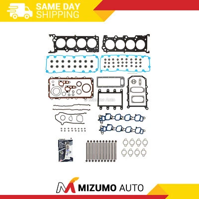Juego completo de juntas pernos de cabeza para 00-03 Ford F-150 Heritage 5,4 L V8 SOHC 16v VIN 3 Foto 1 de 4