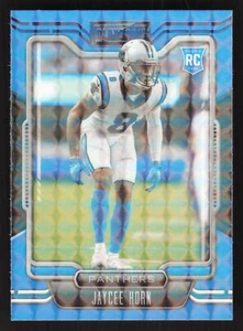 2021 Panini Playbook #143 Jaycee Horn Mosaic RC Carolina Panthers - Picture 1 of 2