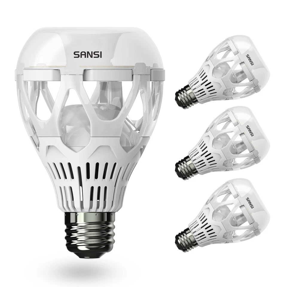 4 pcs LED Light Bulb 2500LM 18W(150W Equiv) Daylight 5000K A21 LED Bulbs E26 - Image 1 of 4