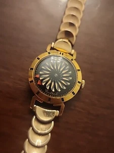 Ernest Borel vintage women's kaleidoscope cocktail watch Amazing BRACELET RUNS - Picture 1 of 12
