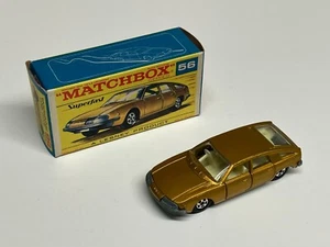 vintage 1969 MATCHBOX Superfast 56C BMC 1800 PININFARINA in Original Box ~ MINTY - Picture 1 of 11