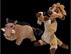 Disneys The Lion King Plush Timon & Pumbaa With Vinyl Heads Vintage 1994 Toys