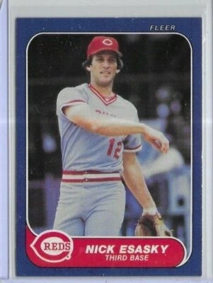 1986 Fleer #177 Nick Esasky Cincinnati Reds - Image 1 of 2