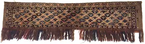 Antike Turkmen Teppich Torba Orient Handgeknüpft Gold Braun Rug Carpet Alfombra - Bild 1 von 10