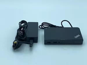Lenovo 40A4 ThinkPad OneLink + Dock Black Model DU9047S1 3A02890#3 - Picture 1 of 7