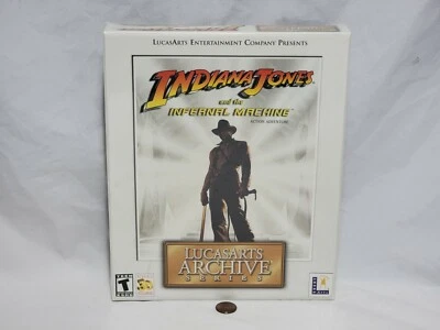 NEW Indiana Jones and the Infernal Machine PC Big Box Game LucasArts Archive Ser - Image 1 of 4