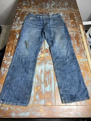 Cinch White Label Jeans Mens Blue Relaxed Fit Straight Leg Denim Pants 35x34 - Image 1 of 4