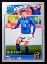 2018-19 Panini Donruss Rated Press Proof Silver Federico Chiesa #192 Rookie RC