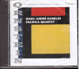 Marc-Andre Hamelin Pacifica Quartet Ornstein PIano Quintet Quartet No 2 CD NEW
