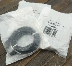 3 Cables Belkin A3l980-06-BLK-S Cat 6 Snagless Patch Cable New In Package - Picture 1 of 2