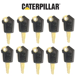10PCS Heavy Equipment Keys 5P8500 Excavator Keys Grader Dozer Roller Skidsteer - Picture 1 of 2