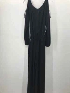 Pre-Owned Emma & Michelle Black Size Small Long Sleeve Jumpsuit - Picture 1 of 3