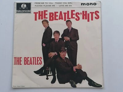 THE BEATLES ORIGINAL  1963  UK E P   THE BEATLES HITS - Image 1 of 4