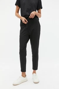 *New* SEED Heritage Black Elastic Waist Pants With Pockets SIZE LARGE - Picture 1 of 7