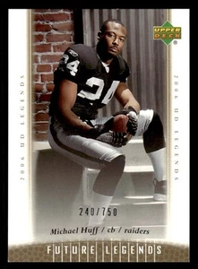 2006 UD Legends #176 Michael Huff Rookie SP #d /750! RAIDERS - Picture 1 of 2