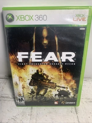 F.E.A.R.: First Encounter Assault Recon (Microsoft Xbox 360, 2006) w/ Manual - Image 1 of 4