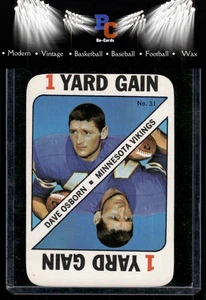 1971 Topps #31 Dave Osborn Game Inserts - Bild 1 von 2