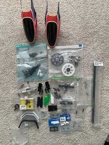Align Trex 450 flybarless helicopter parts. Sold in one lot. - Picture 1 of 6