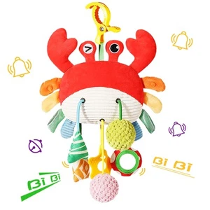 shozaar Car Seat Toys for Babies 0-6 Months Crab Stroller Toy with ClampMirro... - Picture 1 of 7