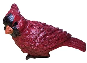 Red Cardinal Bird Shelf Sitter Table Decor Winter Holiday Decor Resin - Picture 1 of 8
