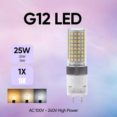 15W 20W 25W G12 LED Corn Light Bulbs Bulb 110V White Cool White 220V Warm White - Image 1 of 4