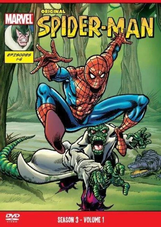 Original Spider-Man: Season 3 - Volume 1  BRAND NEW FACTORY SEALED UK ISSUE DVD - Image 1 of 1