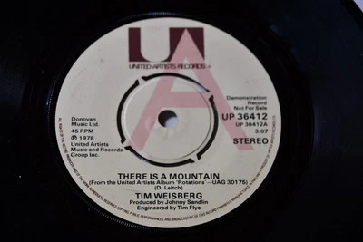 Donovan - There is a Mountain 7 Inch Vinyl Record - Image 1 of 3