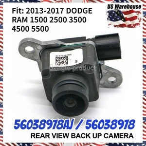 56038978AL Rear View Backup Camera fit for 2013-2015 Dodge RAM 1500 2500 3500 - Foto 1 di 5