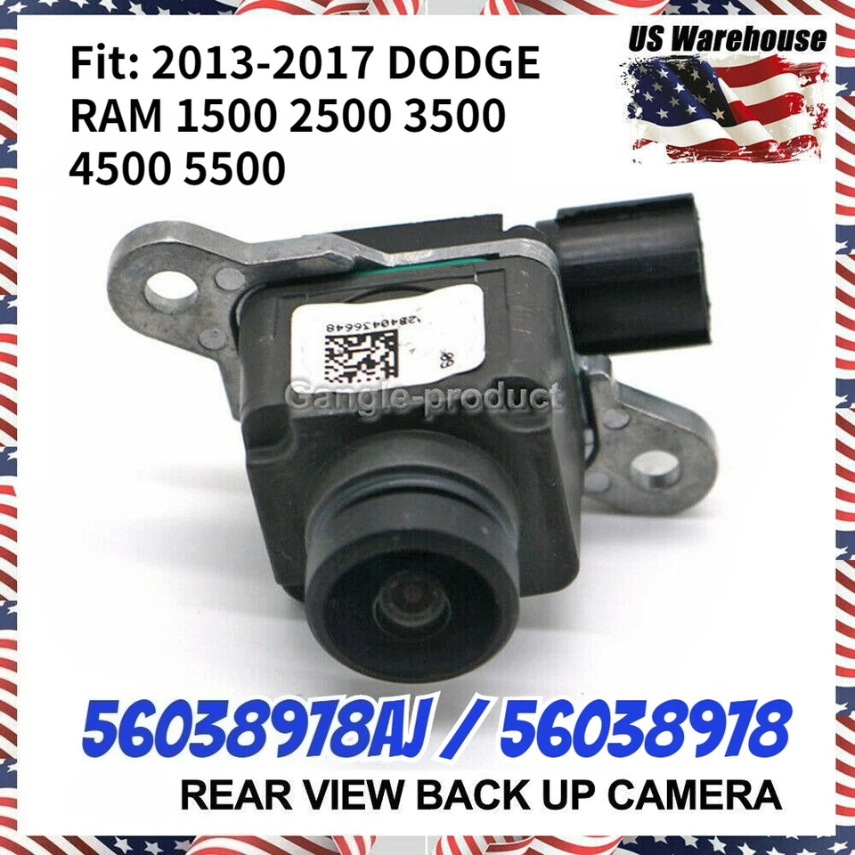 56038978AL cámara de visión trasera apta para Dodge RAM 1500 2500 3500 2013-2015 Foto 1 de 4