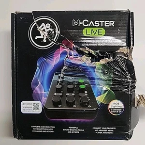 Mackie M Caster Portable Live Streaming Mixer - Black SKU#1789791 - Picture 1 of 2