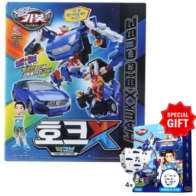 Hello Carbot HAWK X BIG CUBE Blue Transformer Robot Car Figure Toy New 2025 - Image 1 of 4