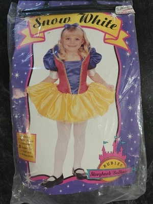 Disfraz de princesa Blancanieves para niños pequeños rubíes libro de cuentos bailarina Foto 1 de 4