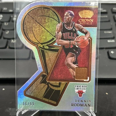 2022-23 Panini Crown Royale Dennis Rodman Hand Crafted SSP Case Hit #7 Bulls - Image 1 of 2