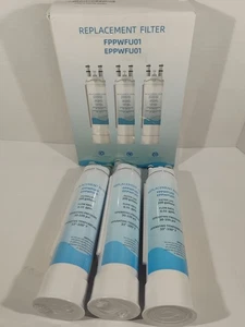3 Pack Refrigerator Water Filter For Frigidaire FPPWFU01 EPPWFU01 3pk - Picture 1 of 8