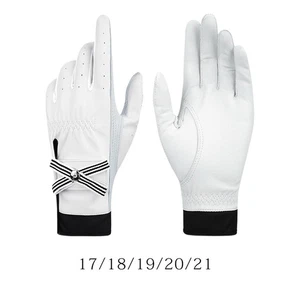 1 paire de gants de golf pour femmes Bowknot mitaines d'entraînement - Picture 1 of 22