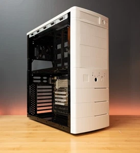 Vintage Modern Custom Enlight EN-6680 AT Mid Tower PC Computer Case Frame - Picture 1 of 9