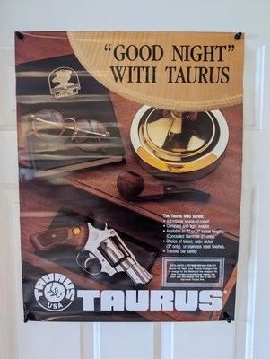 "Lote 3 póster revólver Good Night With TAURUS EE. UU. serie M85 25"" X 19"""  Foto 1 de 4