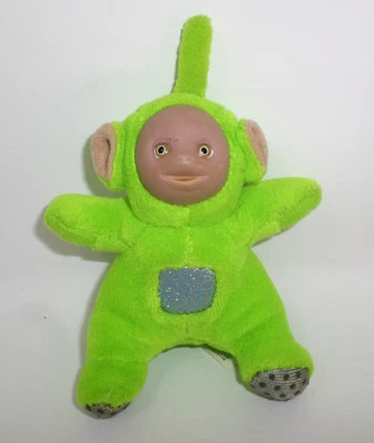 Vintage Teletubbies Dipsy Plush Green Dated 1998 Mini 5" Itsy Bitsy - Image 1 of 4
