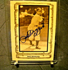 Phil Rizzuto - Tarjeta de promoción deportiva Cramer 1982 # 82 - Autógrafo - Imagen 1 de 12