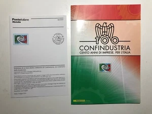 2010 Folder Confindustria DVD FDC Tessera Cartolina Filatelica + Bollettino - Picture 1 of 3