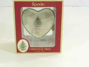 Spode Christbaumschmuck Herzform Schale Ornament Neu im Karton - Bild 1 von 7