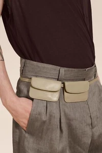 ZARA LEATHER BELT WITH POCKETS - LIMITED EDITION 59.99 GBP - Picture 1 of 3